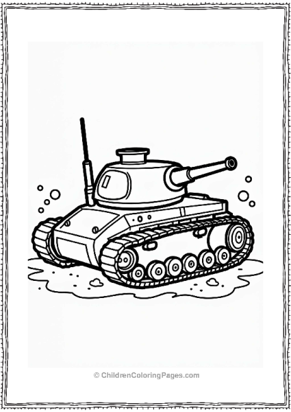 Submersible Tank Underwater Exploration Free PDF Printable