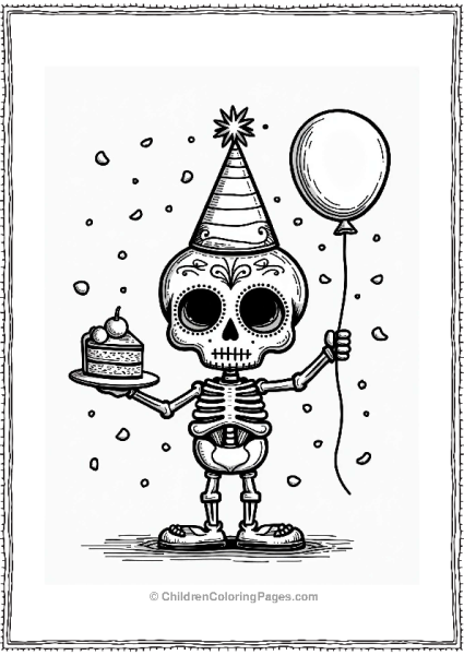 Sugar Skull Party Celebration Free PDF Printable