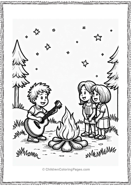 Summer Campfire Songs Free PDF Printable