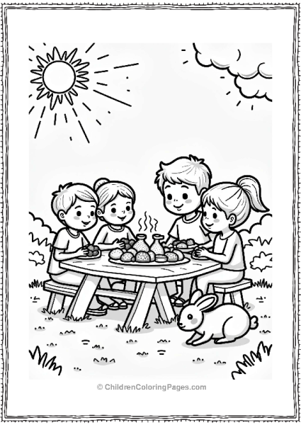 Summer Family Picnic Free PDF Printable