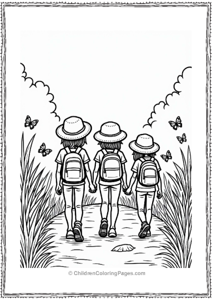 Summer Friends On A Nature Trail Free PDF Printable