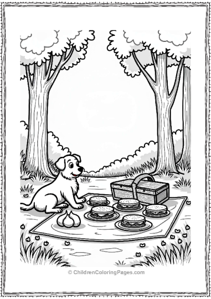 Summer Fun Picnic In The Woods Free PDF Printable