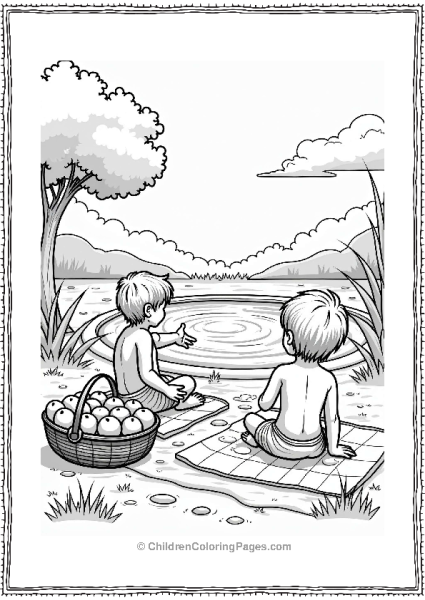 Summer Picnic By The Pool Free PDF Printable