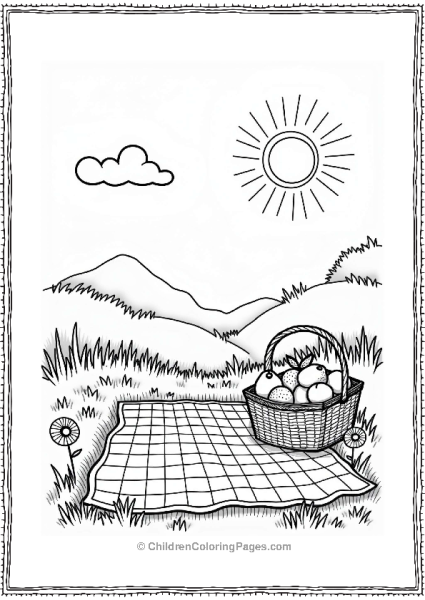 Summer Picnic Under The Sun Free PDF Printable