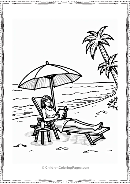 Summer Relaxation By The Shore Free PDF Printable
