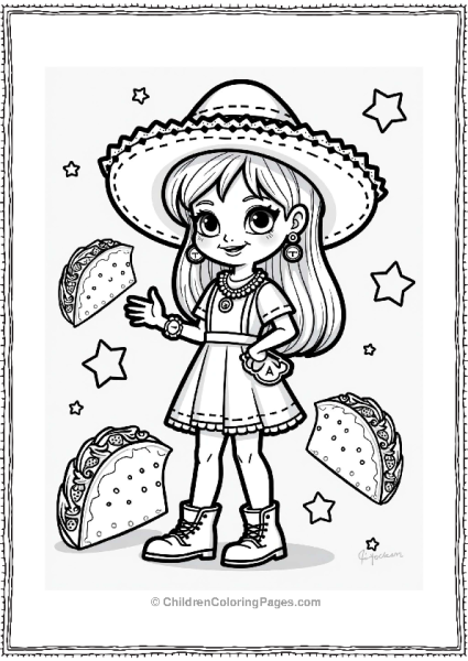Taco Accessory Parade For Kids Free PDF Printable