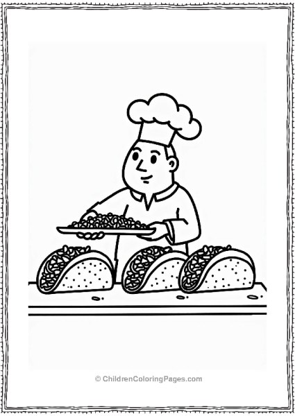 Taco Assembly Line For Kids Free PDF Printable