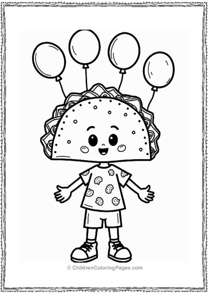 Taco Costume Party Celebration Free PDF Printable