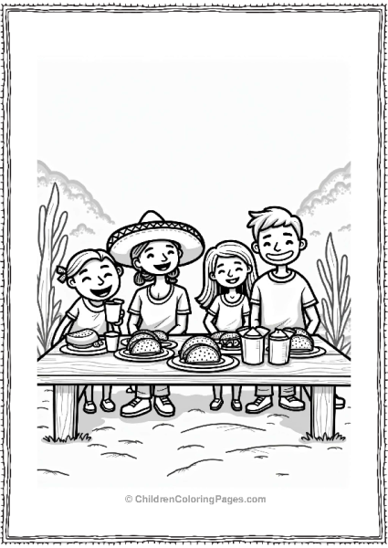 Taco Fiesta Family Picnic Free PDF Printable