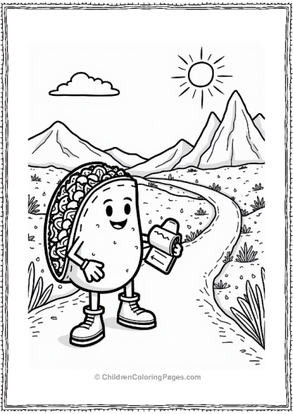 Taco On A Quest Free PDF Printable
