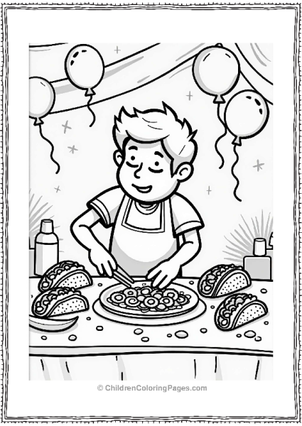 Taco Party Setup Free PDF Printable