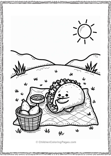 Taco Picnic Under The Sun Free PDF Printable