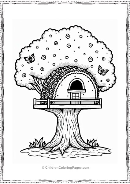 Taco Treehouse With Butterflies Free PDF Printable