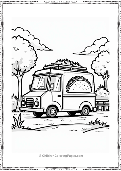 Taco Truck Adventure In The Park Free PDF Printable