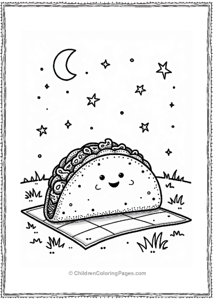 Taco Under The Stars Free PDF Printable