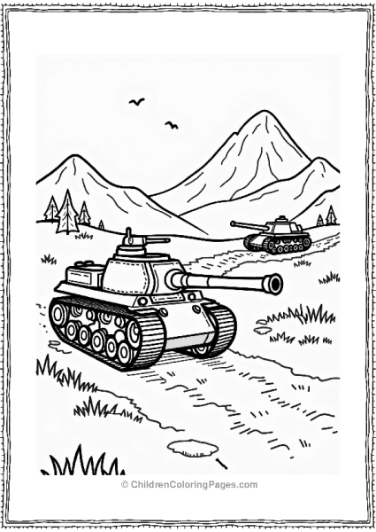 Tank And Cannon Adventure Free PDF Printable