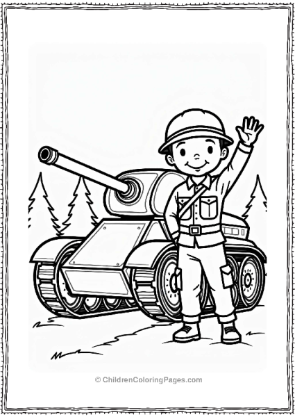 Tank And Soldier Duo Free PDF Printable