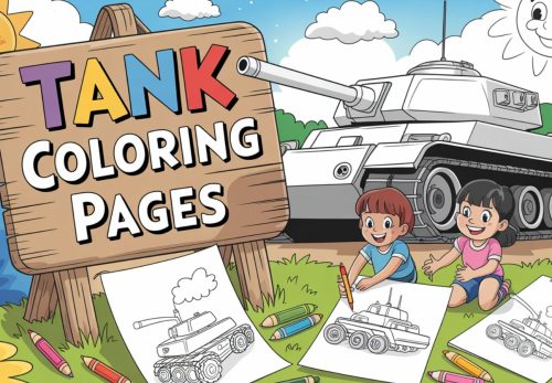 Tank Coloring Pages – Free PDF Printables 💣🚙🛡️
