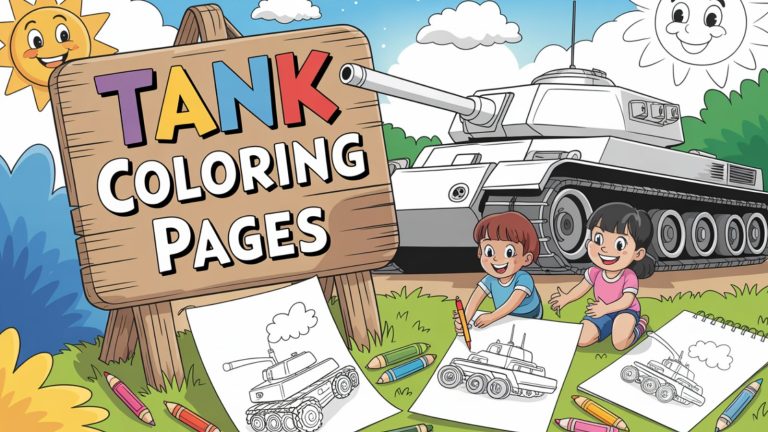 Tank Coloring Pages