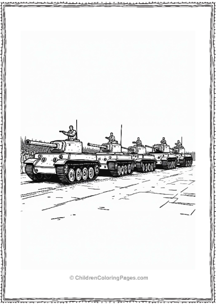 Tank Parade Of Historical Tanks Free PDF Printable