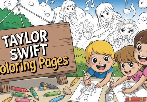 Taylor Swift Coloring Pages – Free PDF Printables 🎤👩‍🎤