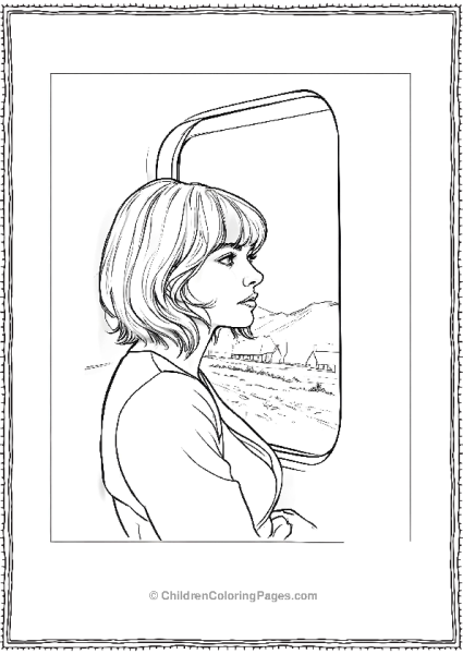 Taylor Swift Looking Out Window Free PDF Printable