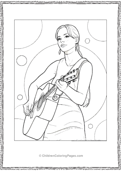 Taylor Swift Performing Free PDF Printable