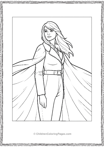 Taylor Swift Posing Superhero Cape Free PDF Printable