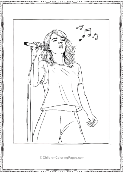 Taylor Swift Singing Free PDF Printable