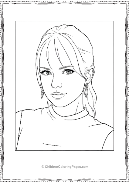 Taylor Swift With Blonde Hair Free PDF Printable