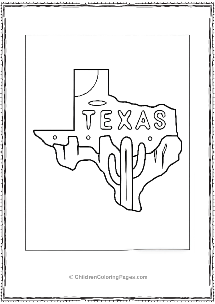 Texas State Map Free PDF Printable