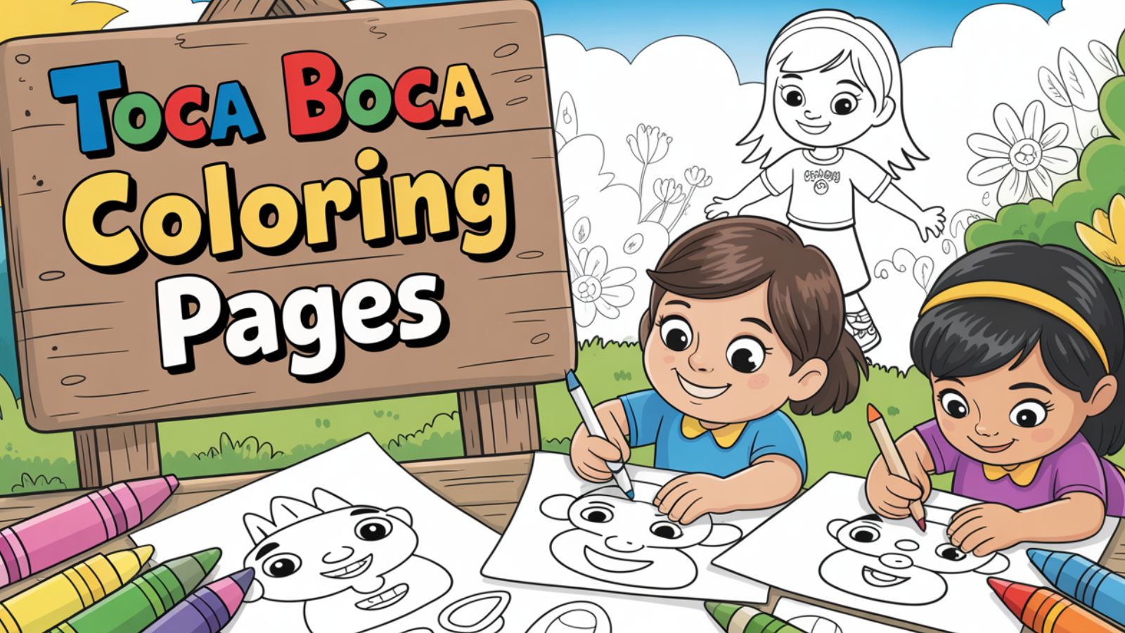 Toca Boca Coloring Pages – Free PDF Printables 🎮🕹👧👦