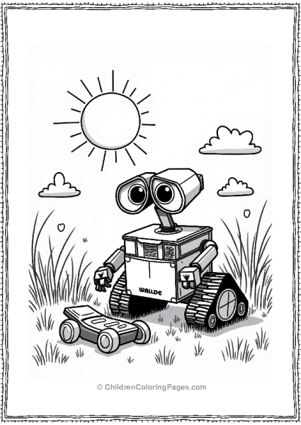 Wall E And The Lost Toy Free PDF Printable