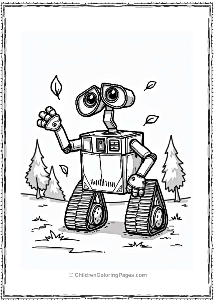 Wall E Dancing In The Wind Free PDF Printable