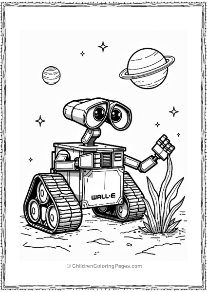 Wall E Discovering Space Plants Free PDF Printable