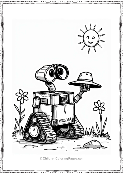 Wall E Finding A Lost Hat Free PDF Printable