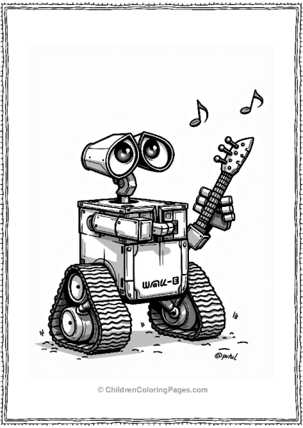 Wall E Inventing A Musical Instrument Free PDF Printable