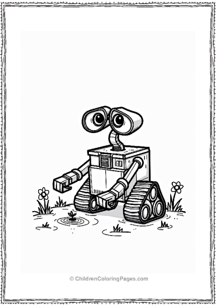 Wall E Planting A Seed Free PDF Printable