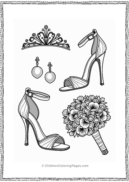 Wedding Bridal Accessories Collection Free PDF Printable