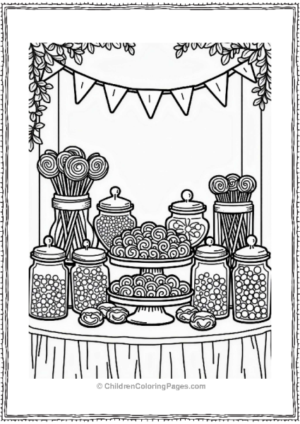 Wedding Candy Bar Display Free PDF Printable