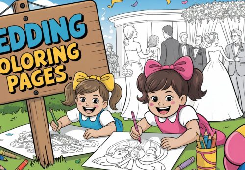 Wedding Coloring Pages – Free PDF Printables 💍👰🤵💒