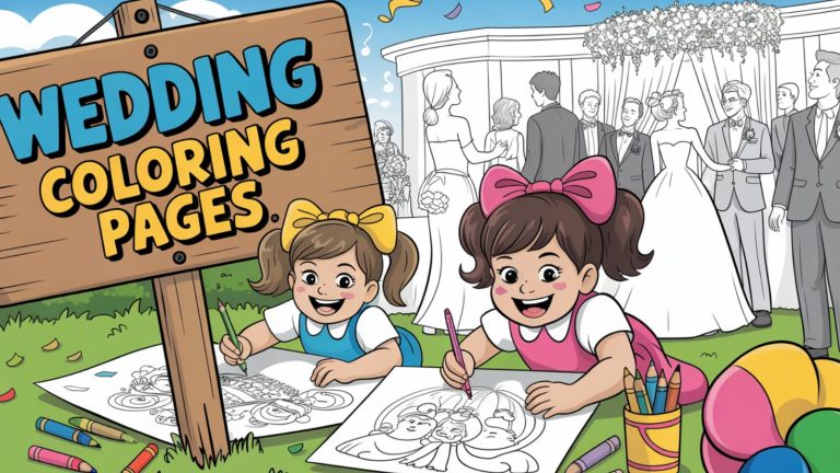 Wedding Coloring Pages
