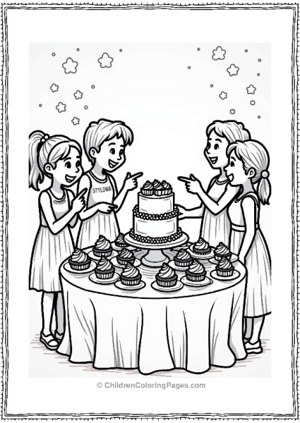 Wedding Guest Table With Treats Free PDF Printable