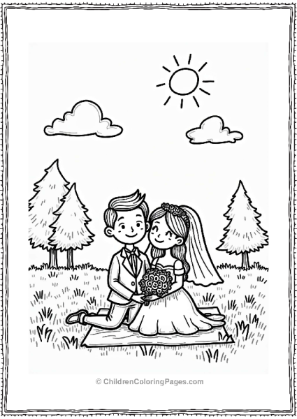 Wedding Vows In A Sunny Meadow Free PDF Printable