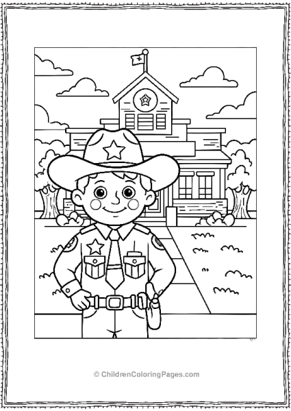 White Boy With Texas Sheriff Free PDF Printable