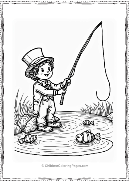 Willy Wonka Candy Fishing In A Chocolate River Free PDF Printable