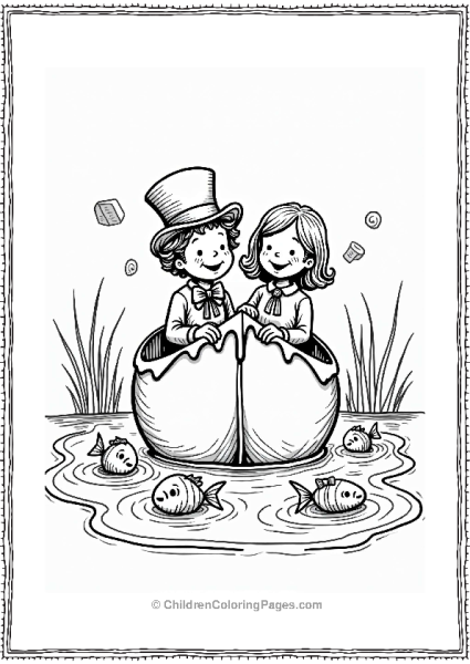 Willy Wonka Chocolate River Adventure Free PDF Printable