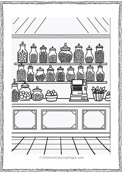 Willy Wonka Classic Candy Shop Counter Free PDF Printable