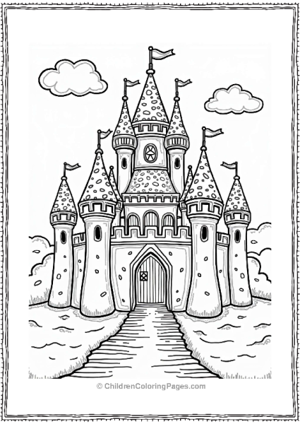Willy Wonka Fudge Castle With Candy Drawbridge Free PDF Printable