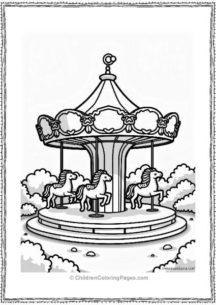 Willy Wonka Lollipop Carousel In Candy Land Free PDF Printable